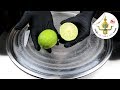 ASMR Thai Lime Ice Cream Rolls Oddly Satisfying Ice Cream Satisfaction THAI ASMR