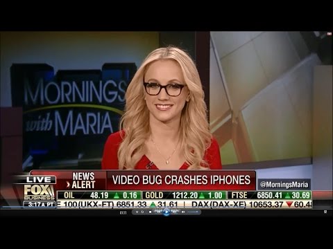 11-23-16 Kat Timpf on Mornings with Maria - Video Bug Crashes iPhones