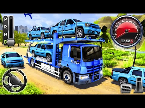 US Police Car Transport Truck Games - Rescue Pickup Truck Parking | Android Gameplay