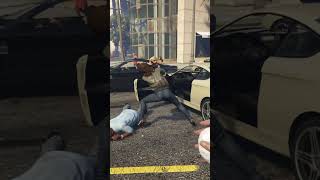 The CRAZIEST NPC Knockout 😂👊 #shorts #gta #gta5 #gtav