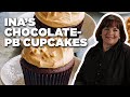 Ina Garten S Chocolate Cupcakes With Peanut Butter Icing Barefoot Contessa Food Network