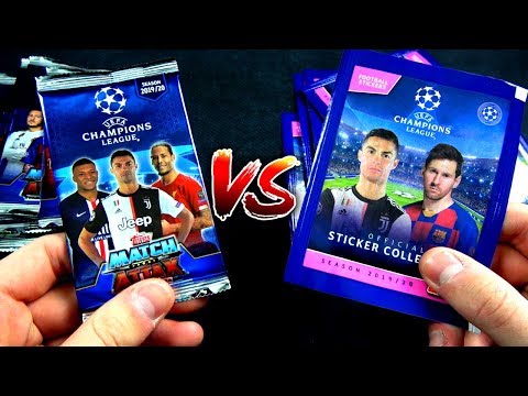CHAMPIONS LEAGUE BATTLE 😱🔥 Sticker vs Karten *2020 Edition*