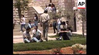 GAZA STRIP/WEST BANK: PALESTINIAN ATTITUDE TO ISRAELI ELECTIONS
