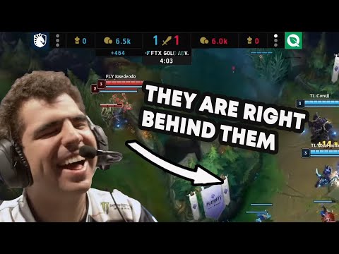 Bwipo is LAUGHING his ass off from FAILED gank by FLYQUEST
