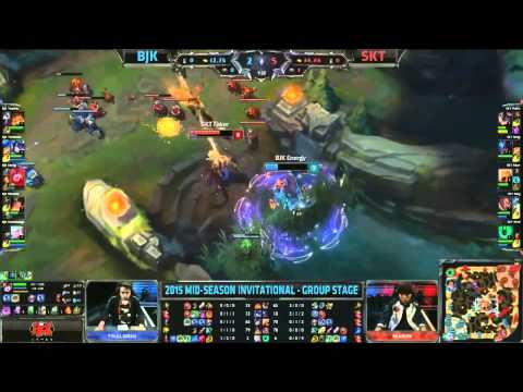 Faker (Azir) vs Energy (Lulu) 1v1 Duel - MSI 2015