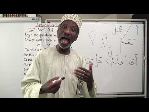 Gateway to Arabic Book 2, Lesson Eight: Asking and answering simple questions