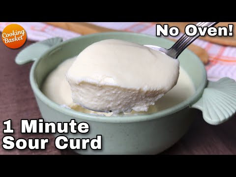 1 Minute Plain Yogurt Recipe…Without Oven/Stove/Machine! Instant Sour Yogurt Recipe | Curd Recipe