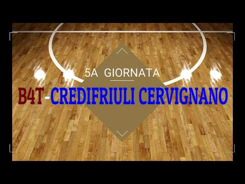 BASKET 4 TRIESTE SERIE D 2018/2019: 6A GIORNATA B4T-CREDIFRIULI CERVIGNANO