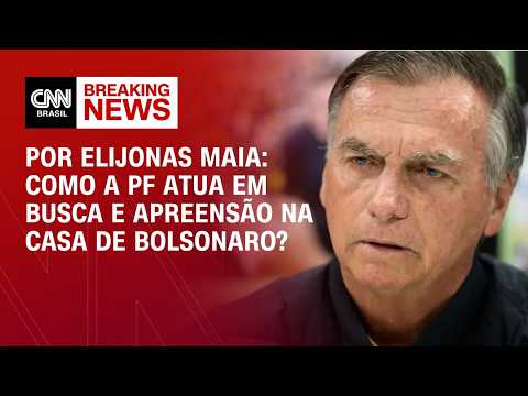 Como a PF atua em busca e apreensão na casa de Bolsonaro? Analista da CNN explica | LIVE CNN