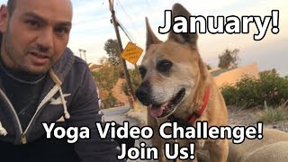 30 DAY YOGA VIDEO CHALLENGE FOR JANUARY 2018!!! JOIN ME!
