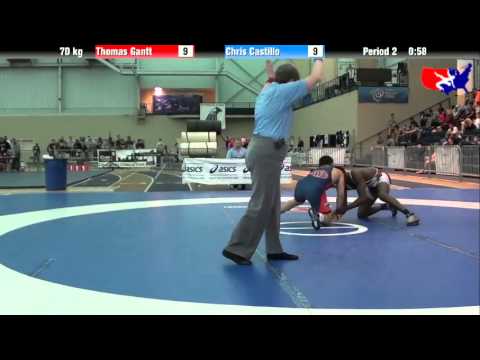 Thomas Gantt vs. Chris Castillo at 2013 ASICS University Nationals - FS