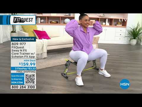 FitQuest Sway N Fit Core Trainer with Echelon Fit App