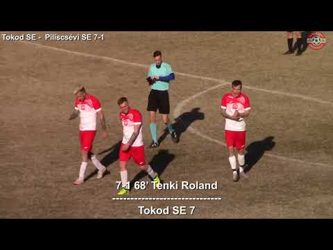 Tenki Roland 2. gólja - Tokod SE -  Piliscsévi SE 9-1 (4-0)