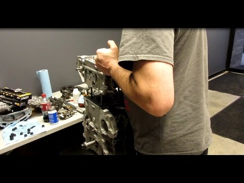 Installing the Cylinder Head on a Mazdaspeed Block