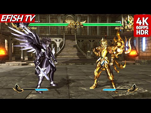 Hades vs Leo Aiolia God Cloth (Hardest AI) - Saint Seiya: Soldiers' Soul (PS5 4K 60FPS)