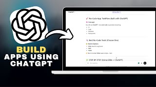 How to Build Apps Using ChatGPT (No Coding Guide) in SECONDS!