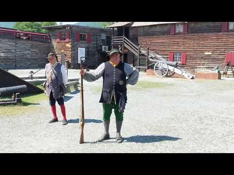 Live Firing Demonstration of Musket- Fort William Henry, Lake George
