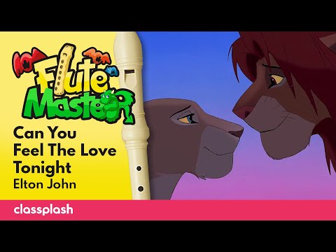 Can you feel the love tonight -  Elton John (Lion King) | Recorder Lesson with Flute Master