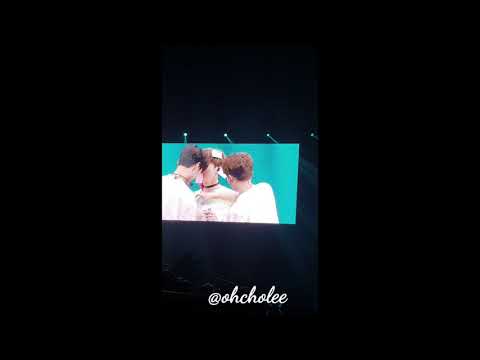 171013 Wanna be Loved in Manila - Daehwi and Jisung during Wanna one School
