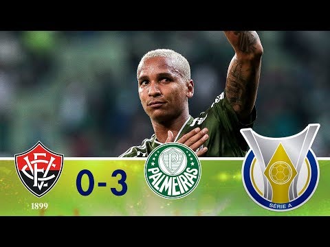 Melhores momentos   Vitória 0 x 3 Palmeiras   Campeonato Brasileiro - 19/08/2018