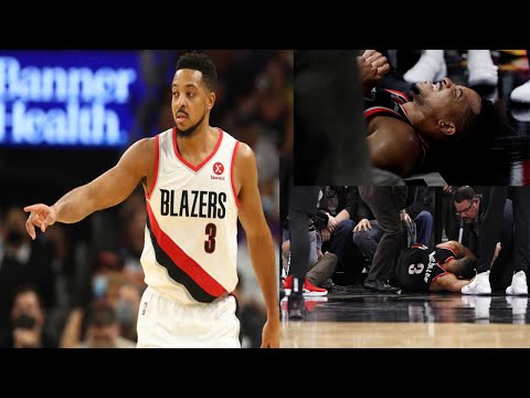 CJ McCOLLUM collapsed Video footage - CJ McCOLLUM Injury video l Mk News - Sunil