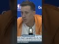 Duncan Robinson speaks after scoring 27 points in Game 1 win over Hawks #shorts