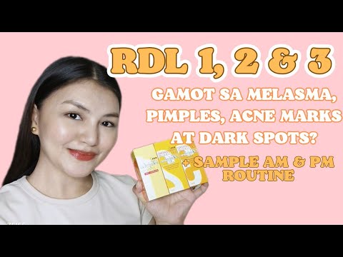 RDL 1, 2 OR 3 SAGOT SA PEKAS, PIMPLES AT DARK SPOTS + AM ☀️ AND PM 🌙 ROUTINE | Pinay Pharmacist