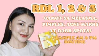 RDL 1, 2 OR 3 SAGOT SA PEKAS, PIMPLES AT DARK SPOTS + AM ☀️ AND PM 🌙 ROUTINE | Pinay Pharmacist