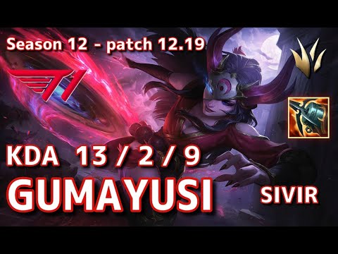【NAサーバー/M1】T1 Gumayusi シヴィア(Sivir) VS ジン(Jhin) BOT - Patch12.19 NA Ranked【LoL】