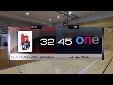 Group ONE vs Wodociągi Warszawskie - II kolejka - II Liga Warszawa - Koszykarska Liga Biznesu