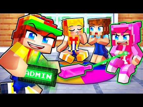 Using ADMIN COMMANDS To Cheat In SPIN THE BOTTLE With My Crazy Fangirls!