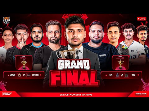 BOOYAH MASTERS CUP CS GRAND FINAL 🏆 ||  TG vs JG ||  RNTX vs GDR  #nonstopgaming