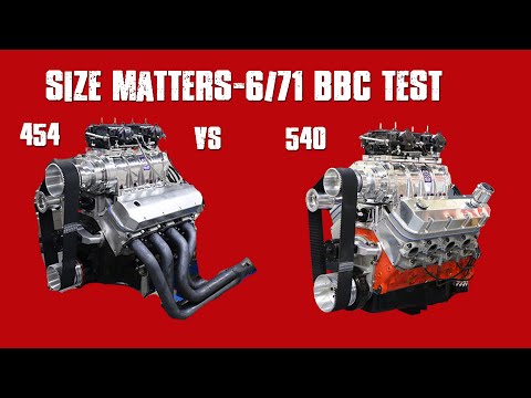 SUPERCHARGED BBC-JUNKYARD 454 VS 540 STROKER (DOES SIZE MATTER?)
