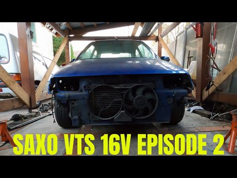 RÉNOVATION - CITROËN SAXO VTS 16V - rénovation épisode 2 " sous le sable"