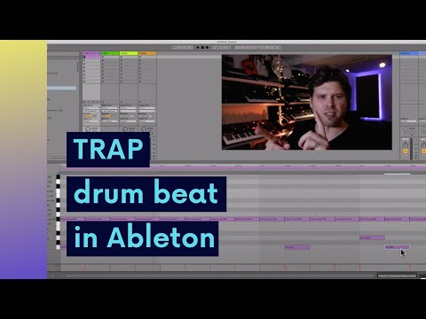How to make a TRAP drum beat in Ableton Live 10