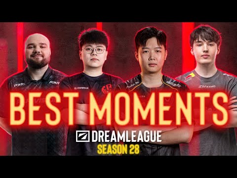 BEST MOMENTS of DreamLeague Season 28 PLAYOFFS | DOTA2