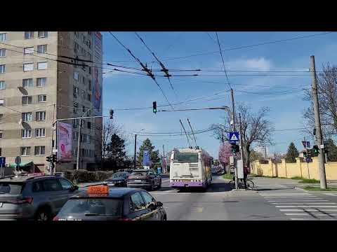 Timişoara: Calea Aradului. Trolleybus nr. 23, route 18