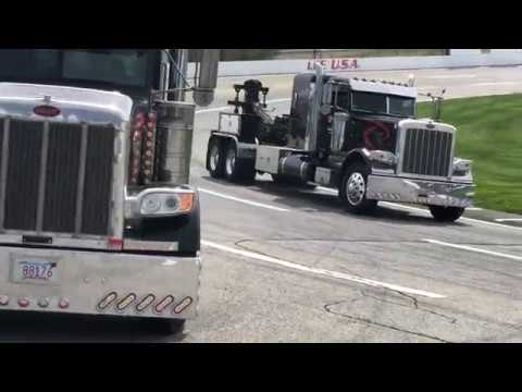 Peterbilt Wreckers Racing on Track