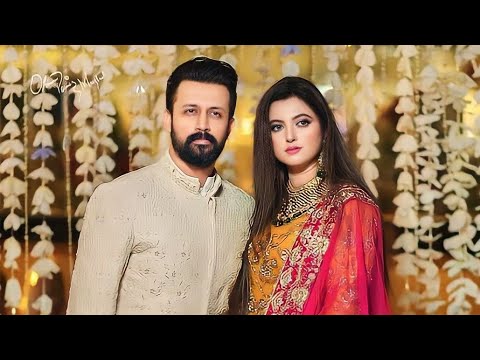 Atif Aslam With His Beautiful Wife Sara Bharwana#atifaslam#shorts#ytshorts
