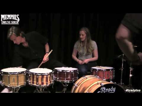 Kelly Brady Discusses "New for 2014" Brady Baritone Snare Drums and More