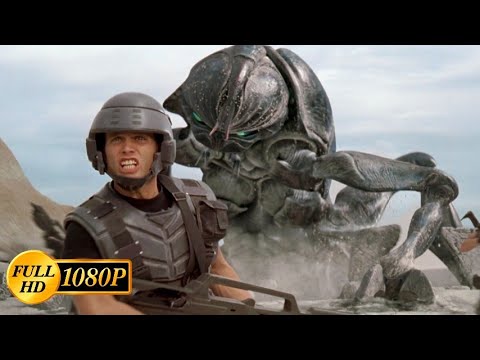 Johnny Rico kills a huge tanker bug /  Starship Troopers (1997)
