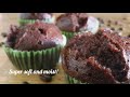 Fluffy moist chocolate muffin recipe | steamed chocolate muffins recipe | chocolate muffins