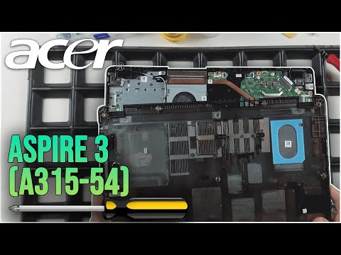 Acer Aspire 3 (A315-54) von Innen - RAM, SSD, Akku, Lüfter wechseln