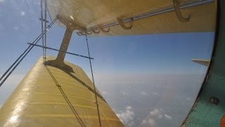 preview picture of video 'Tiramavia An-2TP - Departure, Climb and Parachute Jumper Delivery over Chişinău, Moldova'