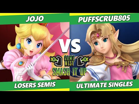 Smash It Up 30 Losers Semis - Jojo (Peach) Vs. Puffscrub805 (Zelda) SSBU Ultimate Tournament
