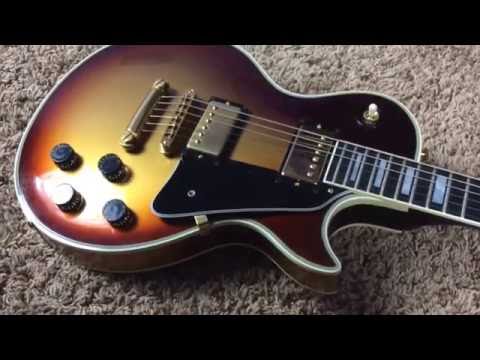 A PERFECT 1982 Gibson Les Paul Custom Goldburst Video