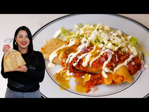 CHEAP TAMALES ROJOS RECIPE ( Stand Mixer & Pressure Cooker Recipe ) - EASY TINGA tamales recipe