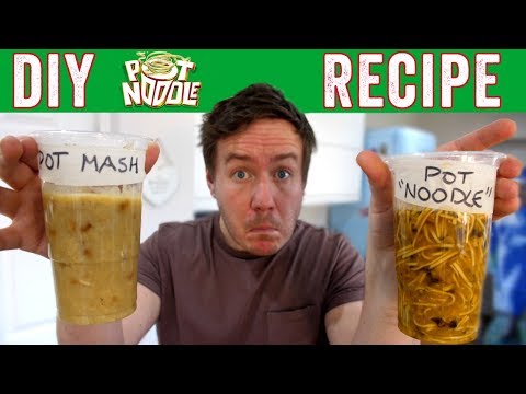 Up-cycling a Pot Noodle! | DIY Instant Noodle Pot Recipe