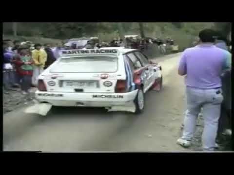 rally di Sanremo 1992 start kankkunen su lancia delta gruppo a