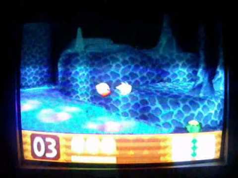 kirby 64 through a jungle and up a mountain